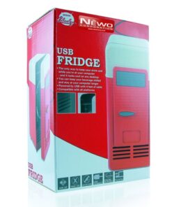 Mini USB-Powered Fridge Cooler for Beverage Drink Cans in Cubicle and Home office (Red) Standard Packaging 5 51S14xESlNL