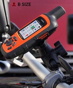 RAM Mounts RAM-B-367U Motorcycle Handlebar Clamp Base with M8 Bolts with B Size 1" Ball 33 51S2ZpySWSL