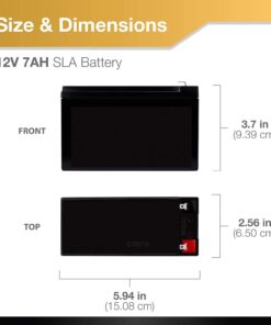 Razor E200/E200S/E300, Dirt Quad, All Pocket Mod, MX350, MX400, Ground Force Drifter Rechargeable High Performance Batteries Beiter DC Power 12 51S8fg0WnuS 1
