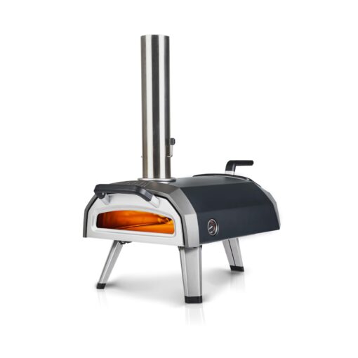 Ooni Karu 12G Multi-Fuel Outdoor Pizza Oven – Portable Wood Fired and Gas Pizza Oven - Outdoor Portable Pizza Oven For Authentic Stone Baked Pizzas - Countertop Pizza Oven