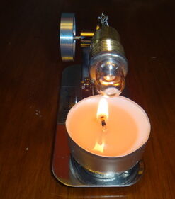 Sunnytech Mini Hot Air Stirling Engine Motor Model Educational Toy Kits Electricity HA001 25 51SAGlHzWXL