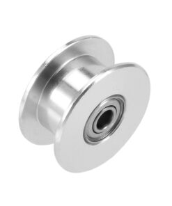 uxcell Aluminum 3mm Bore Toothless Timing Belt Pulley with Ball Bearing 11 51SBf1PtSSL