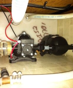 SHURflo 182-200 Pre-Pressurized Accumulator Tank,Black, 9.1" x 4.8" x 3.8" 26 51SF8QViF3L