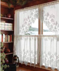 Heritage Lace Woodland 68-Inch Wide by 40-Inch Drop Swag Pair, White 68 inch wide by 40 inch drop 8 51SGeFKhmrL