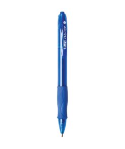 BIC VLG11-BLUE Velocity Retractable Ballpoint Pen, Refillable, Medium Point (1.0 mm), Blue, 12-Count 10 51SInAl9UWL