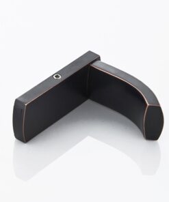 BLISSPORTE Bathroom Single Towel Wall Hook Oil Rubbed Bronze Bathrobe Coat Hanger Premium Brass Hand Towel Holder Organizer Heavy Duty Kitchen Lavatory Closet Hat Handbage Hanging Rack (2-Pack) 14 51SP14VOtGL