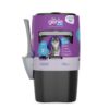 Litter Genie Plus Pail (Black) | Cat Litter Waste Disposal System for Odor Control | Includes 1 Square Refill Bag 19 51SPhdvnQL