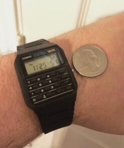 Casio Men's Vintage CA-53W-1CR Calculator Watch 33 51SQ85z6A8L