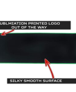 Reflex Lab Large Extended Gaming Mouse Pad Mat XXL, Stitched Edges, Waterproof, Ultra Thick 5mm, Wide & Long Mousepad 36”x12”x.20 Green Pro 36 Heavy 21 51SezjmYOhL