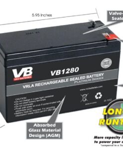VERIZON FIOS Upgrade Replacement Battery 12V 8AH SLA Rechargeable Battery 15% Longer Run TIME by VICI 8 51SiebJ2fRL