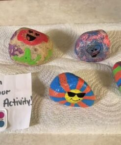 Creativity For Kids Hide and Seek Rock Painting Kit - Arts and Crafts for Kids Ages 6-8+, Gifts for Kids, Craft Kit with 10 Rocks and Waterproof Paint, Small Original 54 51So0EqMiqL
