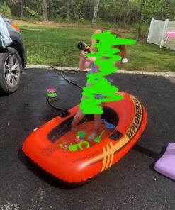 INTEX Explorer Inflatable Boat Series: Dual Air Chambers – Welded Oar Locks – Grab Handles – Bow Rope – Sporty Design Explorer 100 25 51SrVYKdqoL