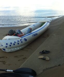 Sea Eagle SE370 Inflatable Sports Kayak -1-3 Person-Portable Stowable & Lightweight-with Seat(s), Paddle(s), Pump and Bag SE370 Sports Kayak Pro 39 51SvbPtwApL