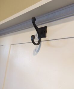 Franklin Brass Double Scroll Hook Assembly Wall Hooks 5-Pack, Gunmetal, FBSCRH5-TDG-C 5 Pack 37 51Svmu3OxbL