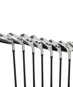Alternative view of Men’s Powerbilt Golf EX-550 Hybrid Iron Set, which Includes: #4, 5, 6, 7, 8, 9, PW +SW Regular Flex Graphite Right Handed New Utility Clubs