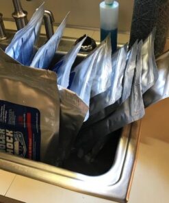 Cooler Shock Ice Packs for Cooler, Strong, Reusable, Premium Ice Pack and Lunch Cooler Set for Long Term Use, Cools Faster Than Ice, 3 Pack 36 51Sz2Yk1IIL