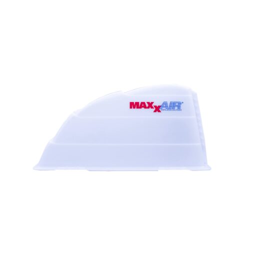 MAXXAIR 00-933066 Original Vent Cover- Translucent White, Super Tough Rain Shield, RV