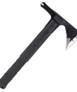 SOG Survival Hawk - Specialty Outdoor Tactical Hatchet, Fire Starter, Nail Puller, Hammer, Multi-Purpose Blade with Reflective Paracord Wrapped Handle (SK1001-CP),Black Survival Tomahawk 22 51T1Dm7Ps7L