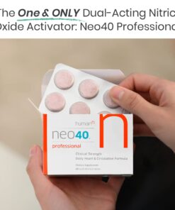 Neo40 Professional - Nitric Oxide Booster with Methylfolate - Natural Blood Pressure Supplement - May Help Support Healthy Blood Pressure, Circulation and Cardiovascular Health - 60 Tablets 18 51T290ZZp9L