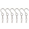 Kuuqa Swivel Hooks Clips for Hanging Wind Spinners Wind Chimes Crystal Twisters Party Supply(6 Pack) 2 51T2my6ydKL