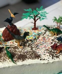 Toyvelt Dinosaur Play Set Dinosaur Toys Includes Dinosaur Figures, Trees, Rocks, Playmat, And A Beautiful Container Create A Dino World Great Gift For Boys & Girls Ages 3,4,5,6, And Up Updated Version 27 51T4Ui6CbdL