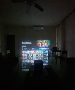 5G WiFi Bluetooth Projector, TOPTRO TR23 Outdoor Projector 1080P Supported 15000 Lumen, Mini Projector with 360 Degree Surround Sound, Dust-Proof, Projector Compatible with TV Stick, iOS, Android, PS5 Grey 39 51T5xhq22ML