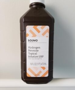Amazon Basics Hydrogen Peroxide Topical Solution USP, 16 Fl Oz (Pack of 1) (Previously Solimo) 23 51T6EZazq7L