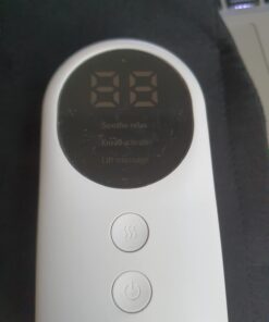 LINGTENG Leg Massager for Circulation and Pain Relief, Calf Air Compression Massager with Heat, Leg Massager with 3 Intensities, 3 Modes, Easy to use, Muscle Relaxation, Gifts (Pair) Gray 47 51TBzHOMkiL