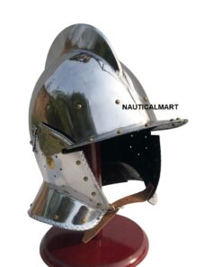 Alternative view of Medieval Knight Burgonet Helmet by Nauticalmart