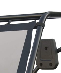 Classic Accessories QuadGear UTV Front/Rear Windshield, Fits Polaris Ranger '02 - '08 models, Black Fits Polaris Ranger '02-'08 models 16 51TJ SKSgsL