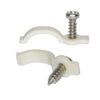 SpiritLED 100 Lots Strip Light Mounting Bracket,One Side Fixing,Screws Included (Ideal for Waterproof Strip Width 10mm(3/8") Ideal for Waterproof Strip Width 10mm(3/8") 9 51TJgwZuAQL 1