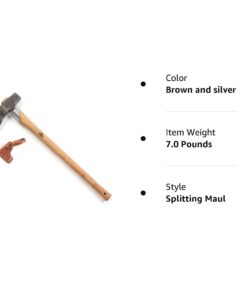Gransfors Bruk Splitting Maul 31.50 Inch Wood Splitting Axe, 450 17 51TL0Au5XTL