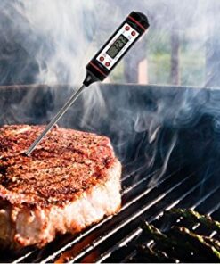 SmartHomes Digital Meat Cooking Thermometer - Ideal Oven Temperature Probe For Food, Grill, BBQ | FREE Recipe Bonus | Auto Shut-off For Maximum Battery Life 12 51TNdn2psTL