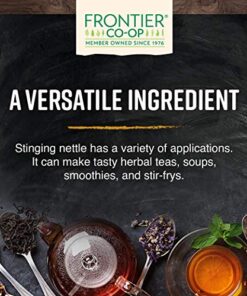 Frontier Co-op Organic Cut & Sifted Stinging Nettle Leaf 1lb | Pack of 2 16 Ounce (Pack of 2) 10 51TO1aVRO L