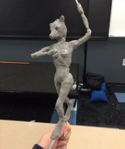 Super Sculpey Medium Gray, Premium, Non Toxic, Medium firmness, Sculpting Modeling Polymer clay, Oven Bake Clay, 1 pound bar. Great for all advanced sculptors, model makers and movie studios Multicolor 35 51TRv FIKqL