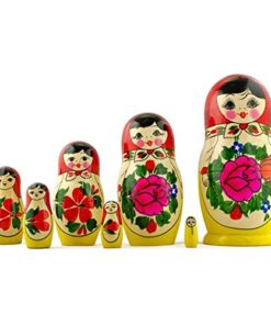 Alternative view of BestPysanky Set of 7 Wooden Dolls Nesting Dolls 7 Inches
