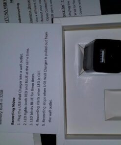 1080P HD USB Wall Charger Hidden Spy Camera/Nanny Spy Security Camera Adapter | 32GB Internal Memory (with Video Quality Proof) 7 51TTUeJB3NL