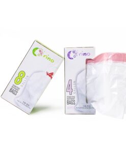 Orino Ultra Strong Garbage Bags 8 Gallon Trash Can Liners for Kitchen and Office Unscented White Drawstring Trash Bags, 60 Count 0.74 mil 22" x 24" 1 Pack 20 51TYSTtBaoL