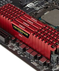 Corsair LPX 16GB DRAM 2400MHz C14 Memory Kit for Systems 16 DDR4 2400 (CMK16GX4M2A2400C14R) 2400 MHz 16 Gb Red 11 51TYnyHx2FL