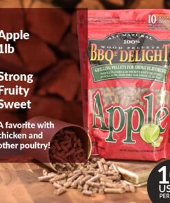BBQr's Delight Wood Smoking Pellets - Super Smoker Gift Value Pack - 1 Lb. Bag - Apple, Sugar Maple, Savory Herb, Orange, Black Walnut, and Cherry Gift set 1 12 51Tfdq7JemS