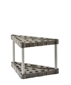Rubbermaid Plastic Garage Corner Tool Tower Rack, Easy to Assemble, Organizes up to 30 Long-Handled Tools/Rakes/ Brooms/Shovles for Home/House/Outdoor/Sheds Corner Tower 24 51TiHgKsHlL