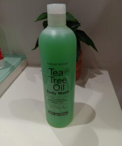 Natural Riches Tea Tree Body Wash - Body Soap to Fight Itchy Skin & Body Odor - Peppermint, Eucalyptus & Tea Tree Oil - Women & Mens Natural Body Wash - 16 fl oz 16 Fl Oz (Pack of 1) 28 51Tkt8NtHL