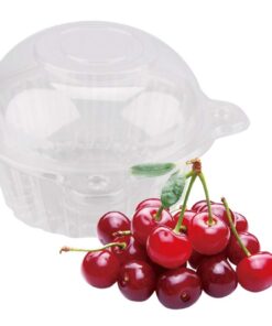 Hewnda 100 Pack Plastic Single Individual Cupcake Muffin Dome Holders Cases Boxes Cups Pods,Great for parties or cake/muffin sales 30 51Tn1VwAtjL