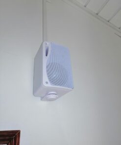 Pyle 3-Way Weatherproof Outdoor Speaker Set - 3.5 Inch 200W Pair of Marine Grade Mount Speakers - in a Heavy Duty ABS Enclosure Grill - Home, Boat, Poolside, Patio, Indoor Outdoor Use -PLMR24 (White) Standard Packaging 32 51To84Jp 5L