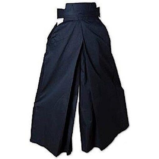 PROFORCE Gladiator Hakama Martial Arts Pants - Black Small - Cotton Polyester Blend
