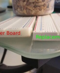 ELEGOO 3pcs Breadboard 830 Point Solderless Prototype PCB Board Kit for Arduino Proto Shield Distribution Connecting Blocks 1)830*3 35 51TuSnPdtL