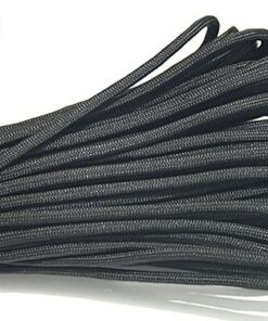 Alternative view of 100ft 550 Paracord Parachute Cord Lanyard Mil Spec Type III 7 Strand Core Black