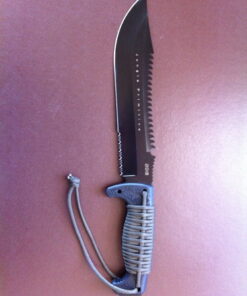 SOG Jungle Primitive Fixed Blade- Field and Camping Tactical Machete with Sheath for Clearing Brush, Full Tang Survival Knife 15.3 Inches (F03TN-CP), Steel,Black 31 51U3ltZBjUL