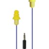 Plugfones Guardian in-Ear Earplug Earbud Hybrid - Noise Reduction in-Ear Headphones(Blue & Yellow) Blue
