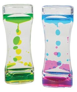 Neliblu Liquid Motion Timer - Bubble Motion Relaxation Sensory Toy for Sensory Play, Fidget Toy, Children Activity, Office Desk Top, Assorted Colors 1 Per Unit
